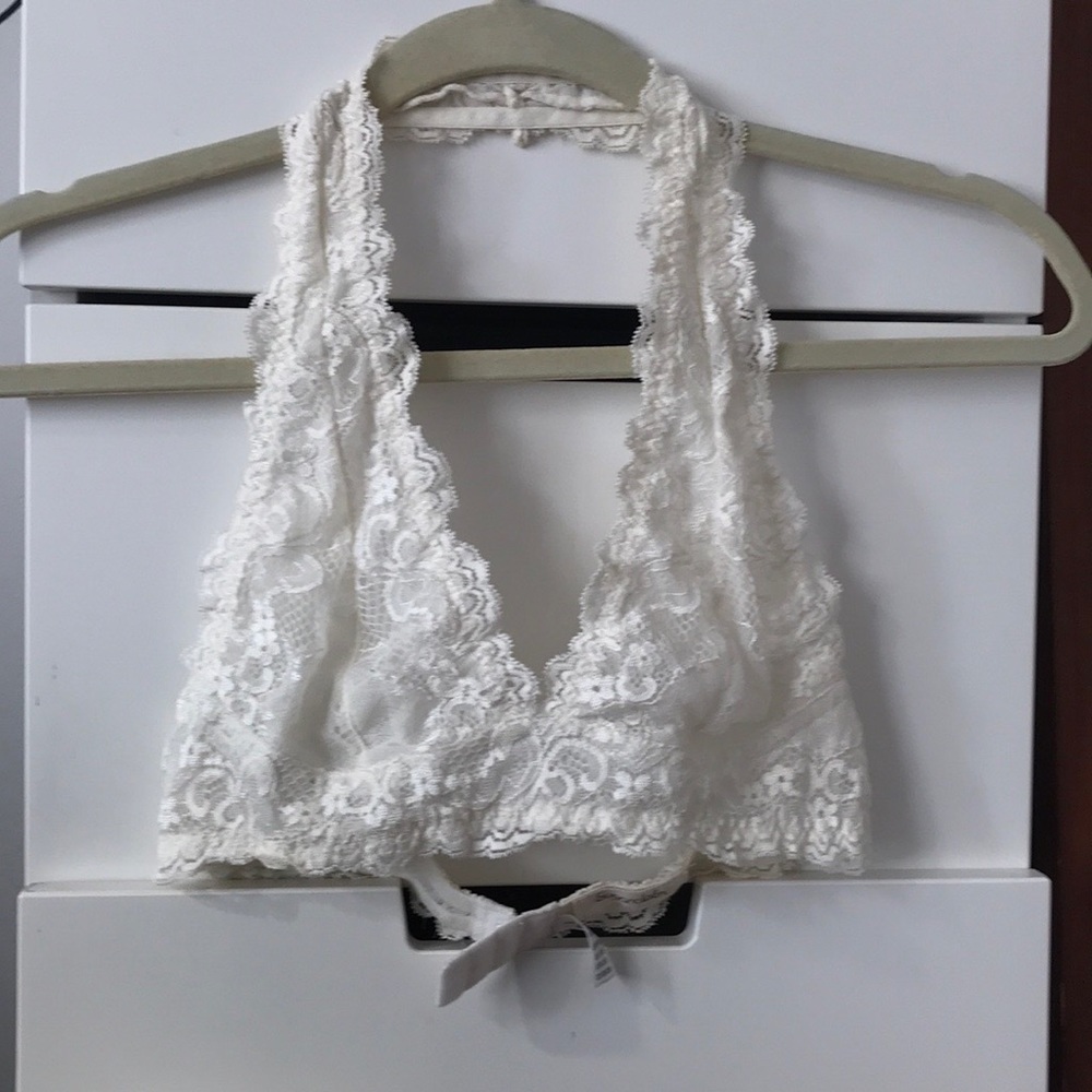 Sexy white lace brallete